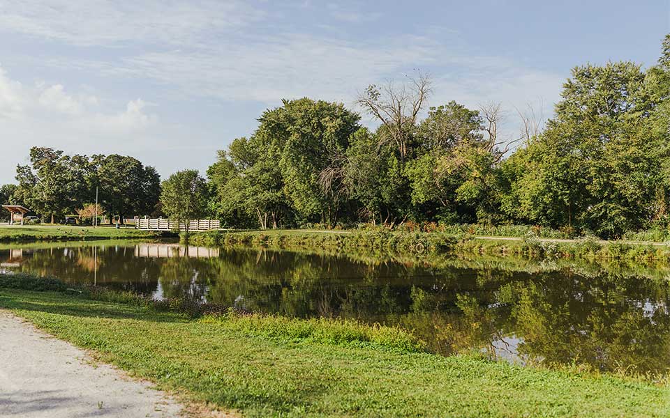 Pond with Trail around water